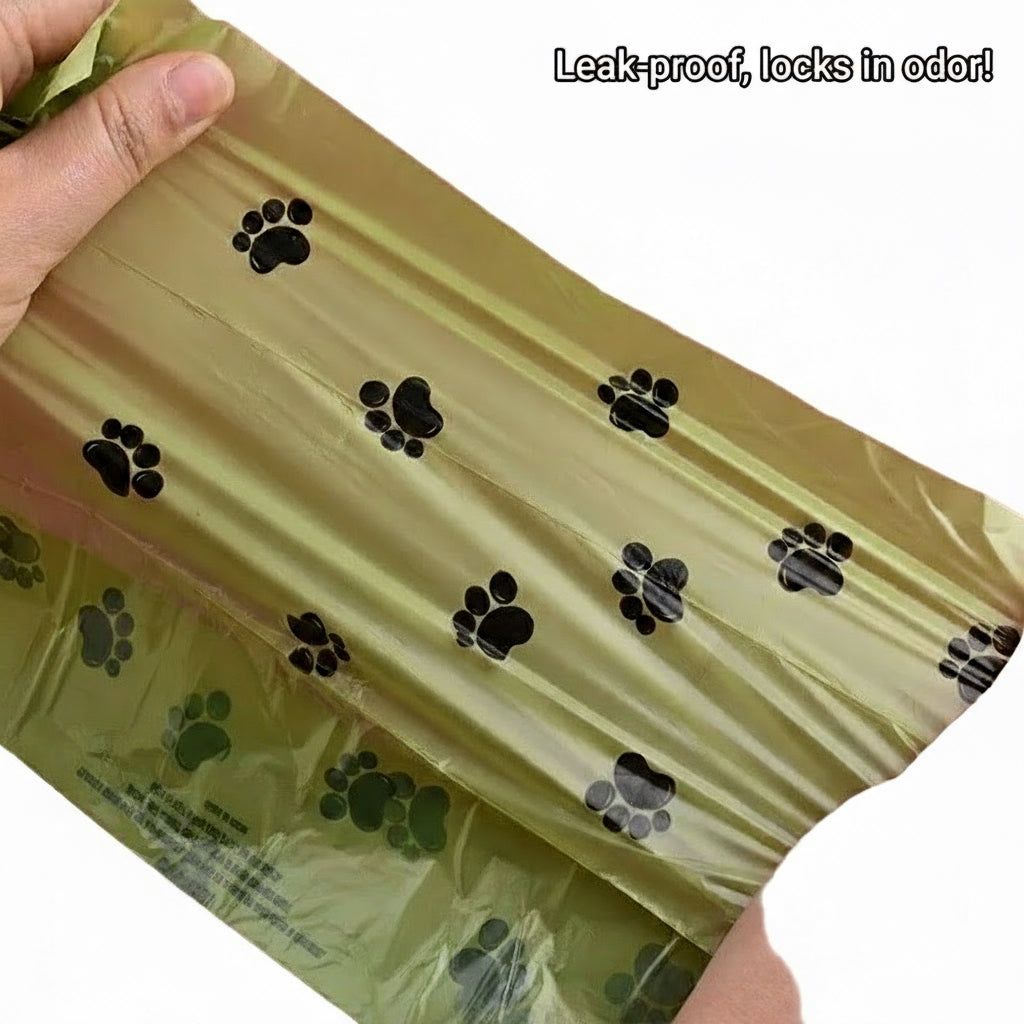 1/42 Roll Pet Biodegradable Trash Bag Dog Poop Bags Bulk Scented Poop Bag Degradable Cat Waste Bags Dog Poop Dispenser