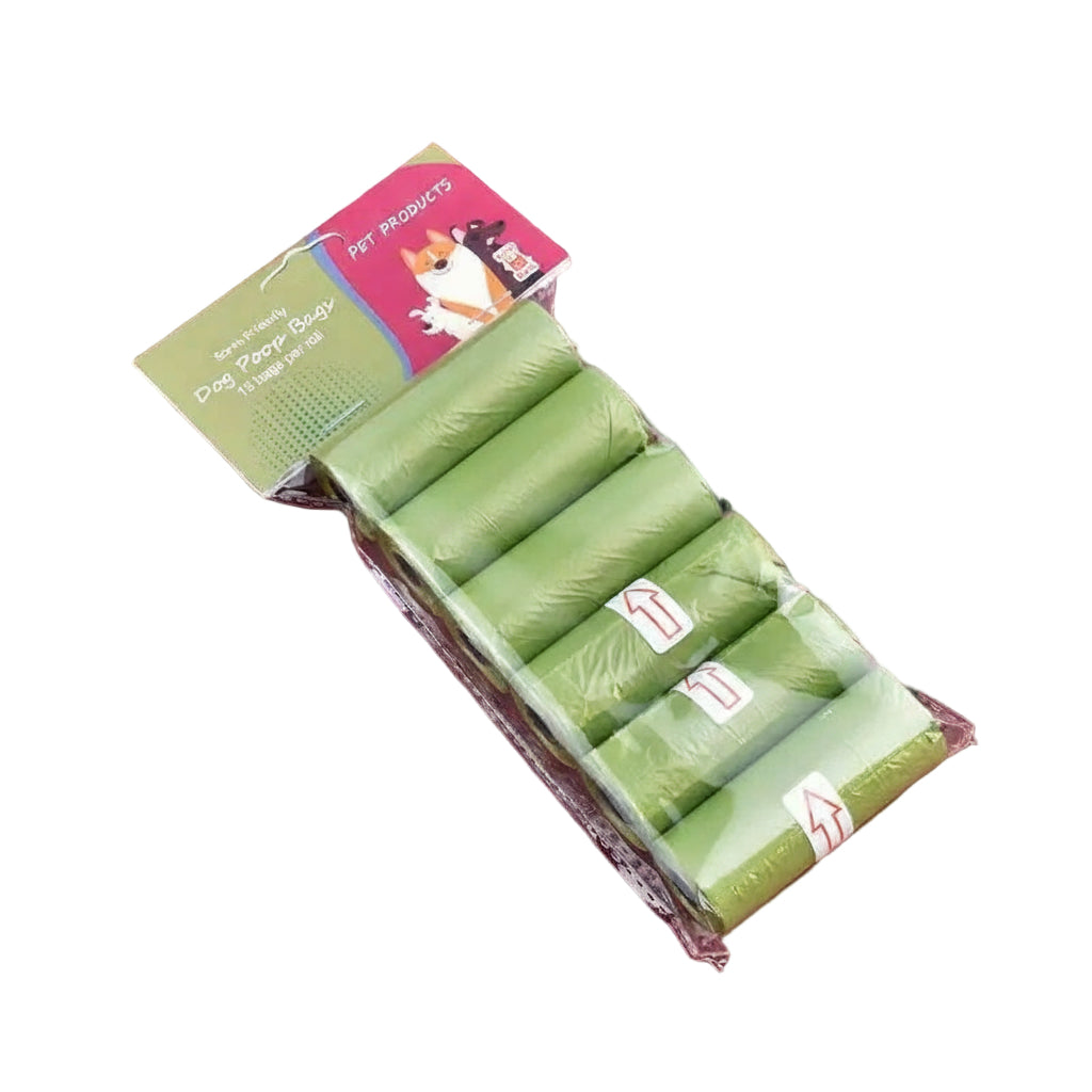 1/42 Roll Pet Biodegradable Trash Bag Dog Poop Bags Bulk Scented Poop Bag Degradable Cat Waste Bags Dog Poop Dispenser